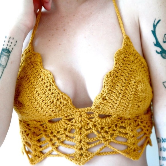 Crochet halter top