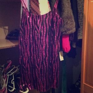 LIKE NEW FREE PEOPLE INTIMATELY SEQUIN DRESS LARGE