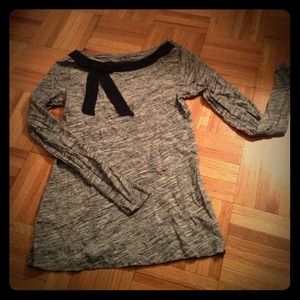 Gorgeous long sleeve T-shirt top with bow