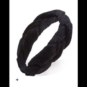 Braided knit headband