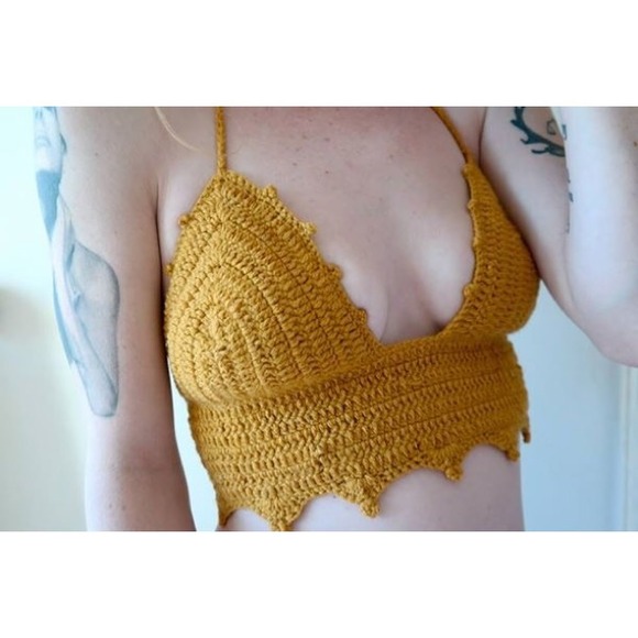 Crochet halter top
