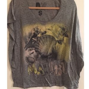 Rebel Yell Malibu seashells muscle tee