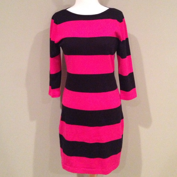 Ellen Tracy cowl-neck sweater dress