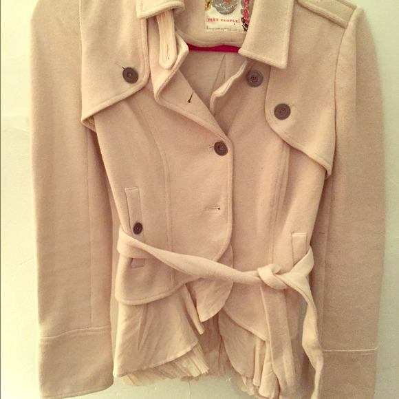 Free People Cream Jacket