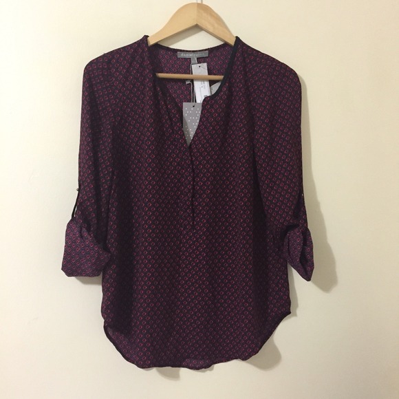 Daniel Rainn🌟brand new🌟 Diamond Print Blouse