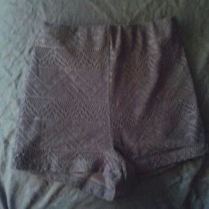 Tribal Crochet Shorts