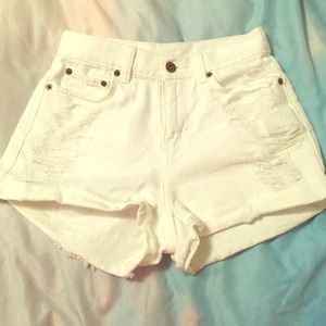 CARMAR Denim shorts - white