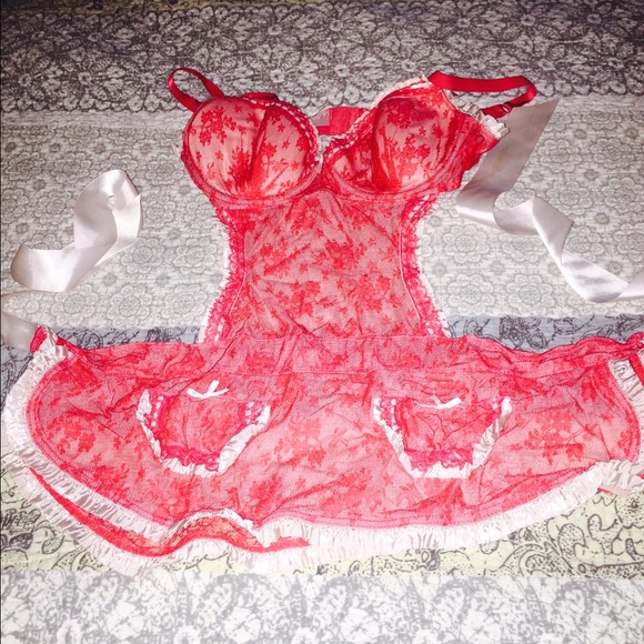 Victoria's Secret bra apron