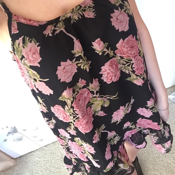 Floral black dress LOWEST PRICE - Picture 4 of 4