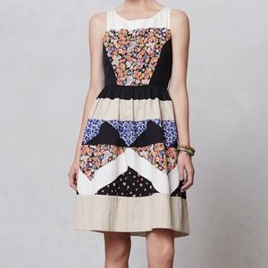 Anthropologie Patchwork Dress