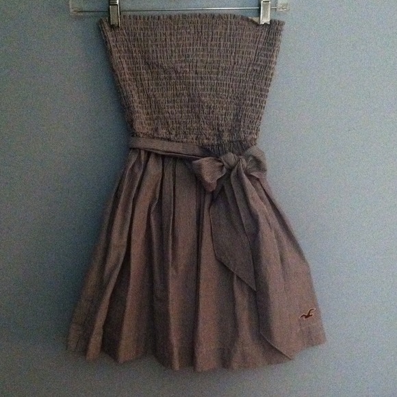 Navy and white striped Hollister Dress