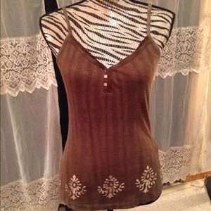 Lilu brown tank