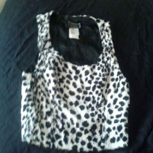 Furry Vest Top