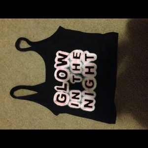 Glow in the dark crop top
