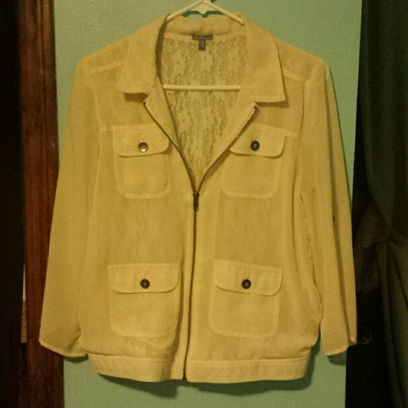 Charlotte Russe sheer/lace jacket