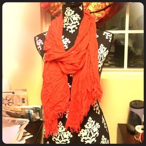 Orange scarf