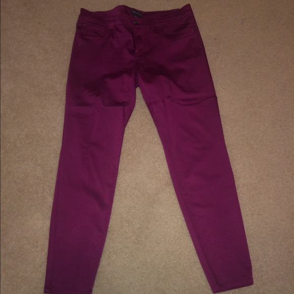 Forever21+ plum skinnies