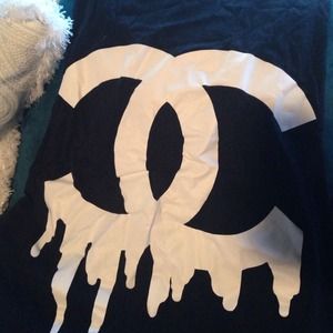 "Chanel" cut off shirt!