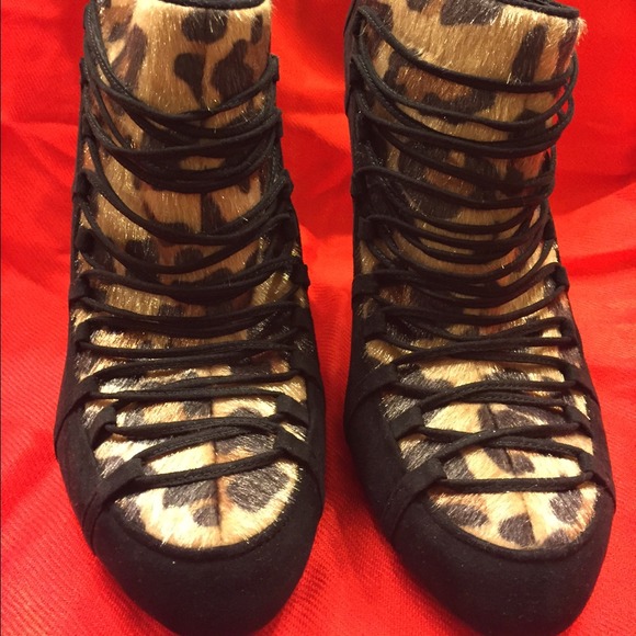 Red Carpet Sale! Carlos Santana Pony hair booties