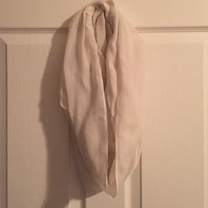 Off white infinity scarf
