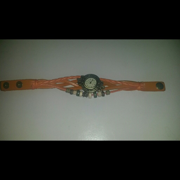 Small Orange Bracelet Watch