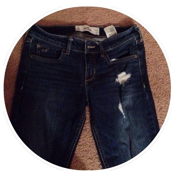 Hollister jeans with rips/ holes - Picture 1 of 4