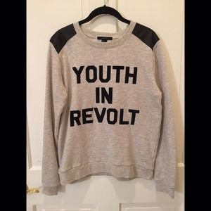 🔻REDUCED🔻F21 "Revolt" Thin Sweatshirt/Sweater