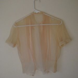 Tops - NUDE MESH TOP Tops - NUDE MESH TOP