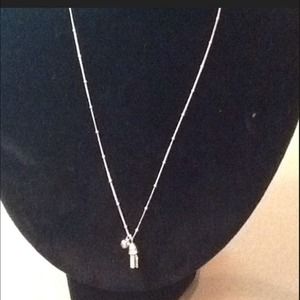 Silpada Wish Dangle Charm Necklace 16"-18"