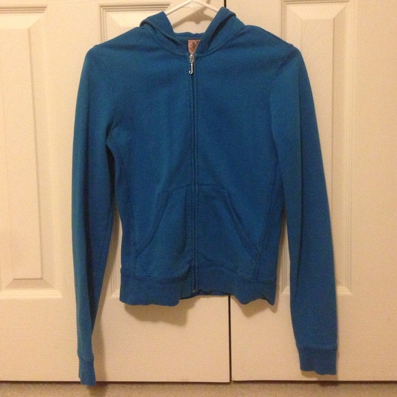Juicy couture blue zip-up jacket