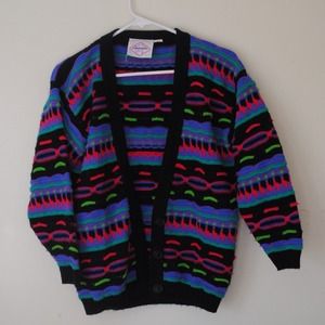 Sweaters - FUNKY BUTTON UP SWEATER Sweaters - FUNKY BUTTON UP SWEATER