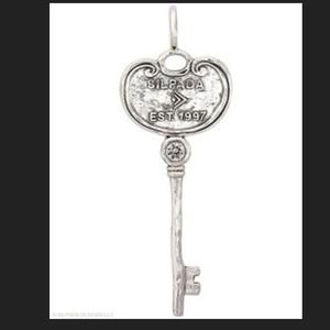 Silpada Heart Key Charm
