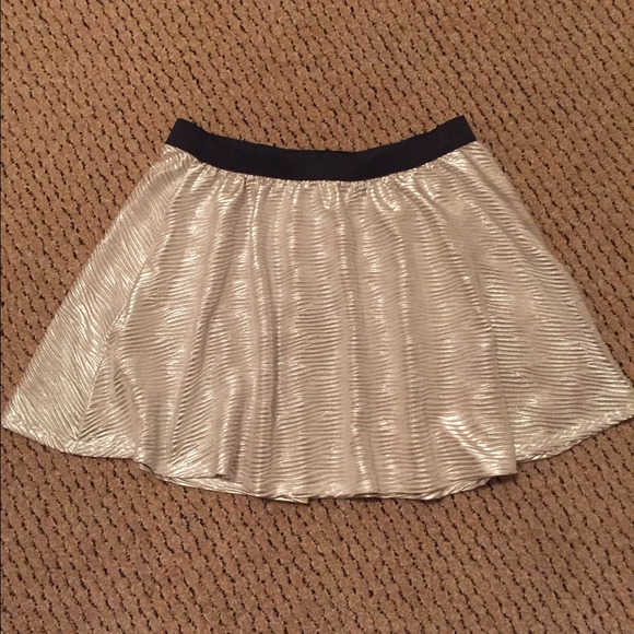 Metallic skirt NWT