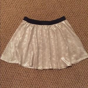 Metallic skirt NWT