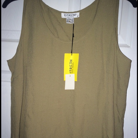 Citron women's silk blouse