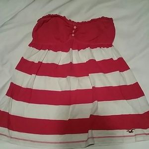 Hollister strapless top