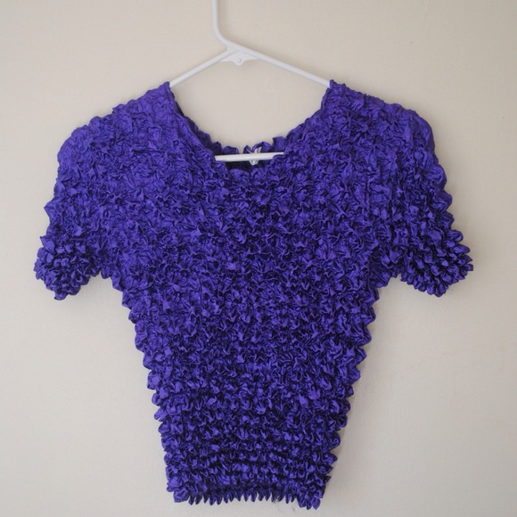 Tops - PURPLE POPCORN TOP Tops - PURPLE POPCORN TOP