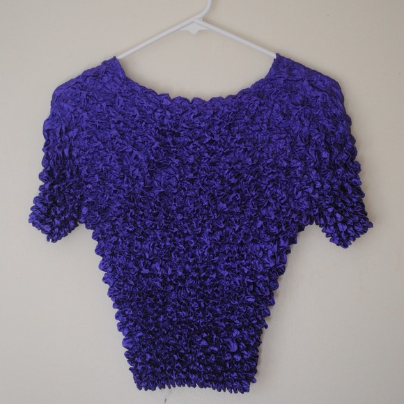 Tops - PURPLE POPCORN TOP Tops - PURPLE POPCORN TOP