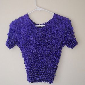 Tops - PURPLE POPCORN TOP Tops - PURPLE POPCORN TOP
