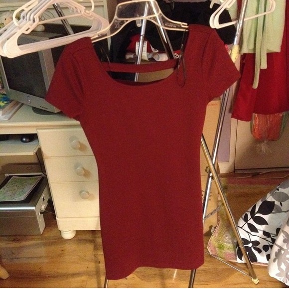 Forever 21 burgundy dress