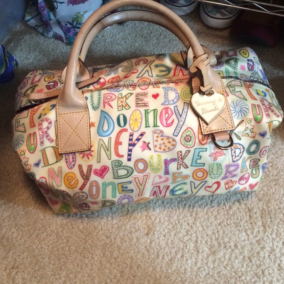 Reduced!!! Dooney and Bourke "doodle" satchel