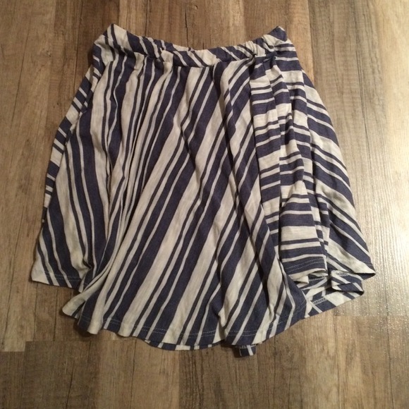 Urban Outfitters Dresses & Skirts - HP  Urban Outfitters blue & white stripe skirt