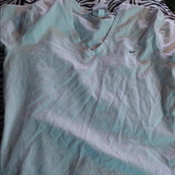 White nike shirt