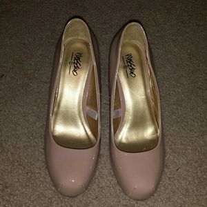 Nude heels from Target.