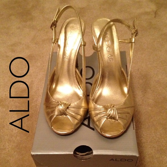 👠Aldo Peep Toe Slingback Heels👠