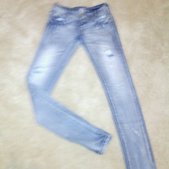 Straight leg jeans