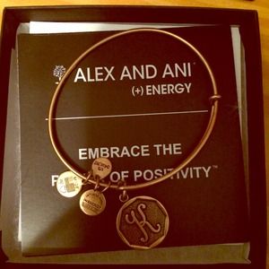 Initial "K" Alex & Ani bracelet
