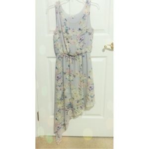 Charlotte Russe Purple Floral Spring/Summer Dress