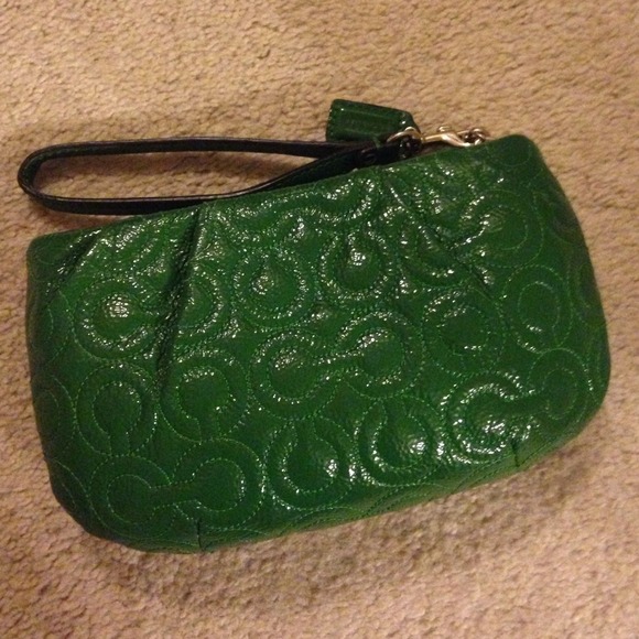 Coach authentic wristlet