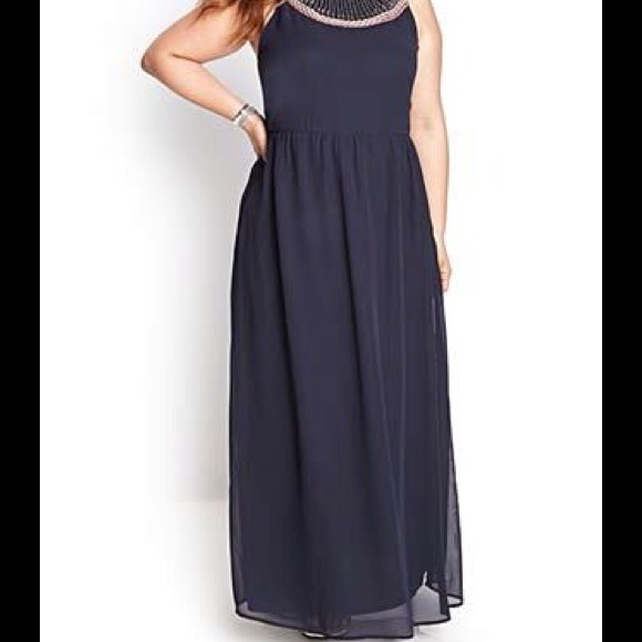 Beaded Maxi Dress